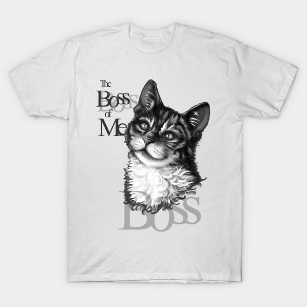 Boss Kitty T-Shirt by MetroInk